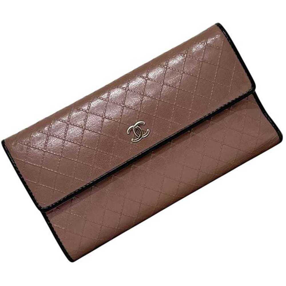 CHANEL Black Leather Logo Wallet - Picture 2 of 11